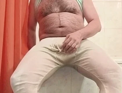 Dirty-jb Completely Pissed off in the Toilet. Underwear and Socks