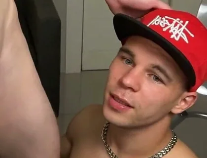 Young Guy Makes Me Suck His Huge Dick