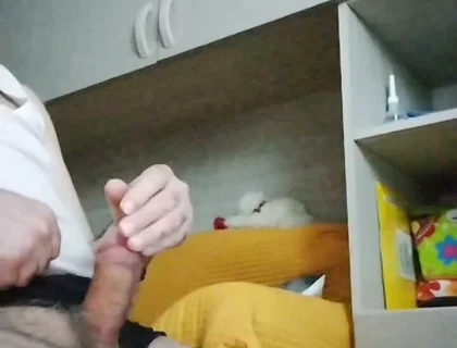 Davide Desiderio's Porn Show with Final Cumshot!