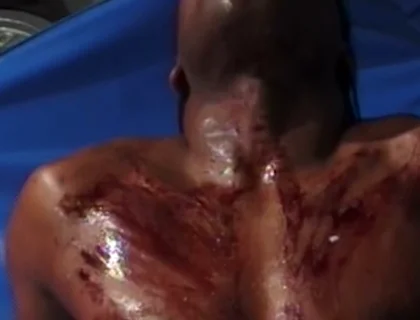 Brownie Nutsscene-2_muscular Black Gay Men Fuck Each Other While Covered in Whipped Cream