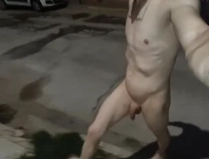 Naked Street - Walking Totally Naked On The Street