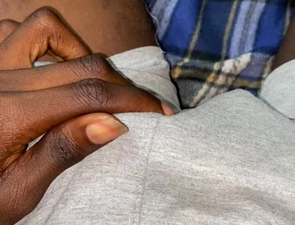 Got Caught Stroking My Big Black Cock