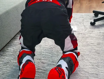 Playing with Motorcycle Boots