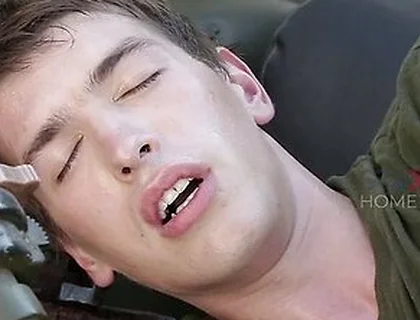 Homesick Recruit Gets His Hard Fill Of Hot Cock & Hungry Ass!