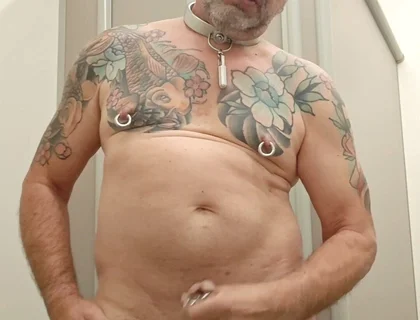Sls-frank Naked, Pierced and Tattooed Slave Ornanized for You