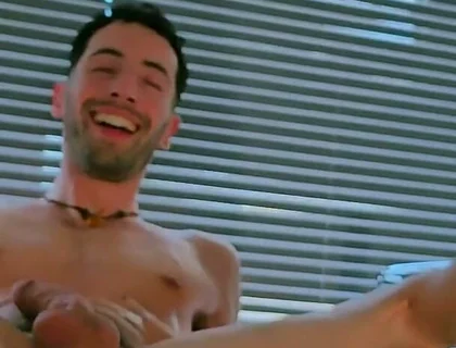 Fist-fucking My Sexy Lover in the Kitchen