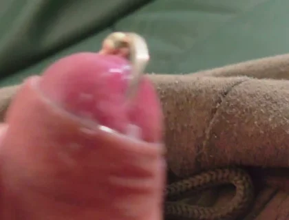 Playing with My Piercing and Cumming Hard