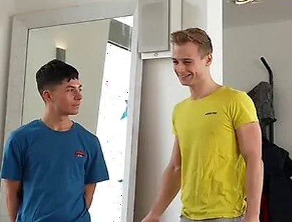 Exciting Foursome Blowjob With Landon Slater And Nico Alessi