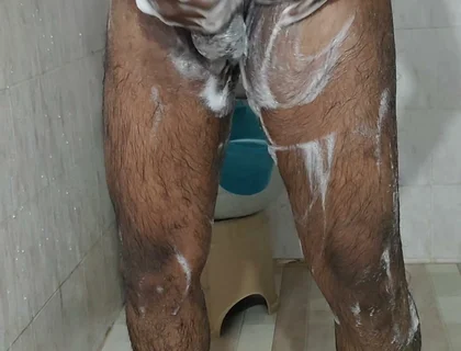 Hot Shower & Handjob Solo Bathroom Pleasure
