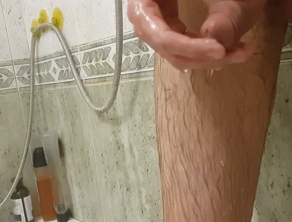 Sucking, Deep-throating and Fucking a Dildo Until I Cum