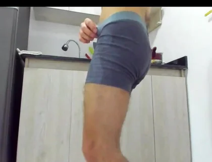 This Horny Handsome Colombian Man Is in the Kitchen