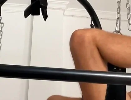 Me in the Sling with My Hubby.