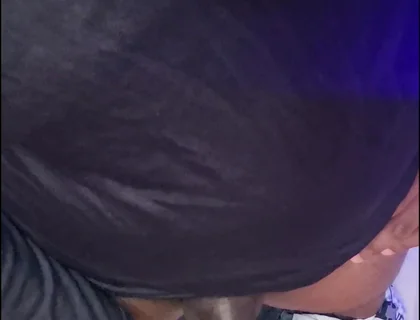 Overhead Cam of White CD Whore Eating Meat & Swallow Nutt ️