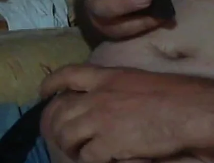 Hairy Horny Bear Cums at the End of the Broadcast