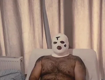 Hairy Masculine Man 2 Times Cum