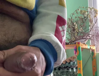 Hard cock with dripping cum