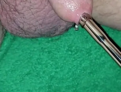 Urethral Sounding with Cumshot