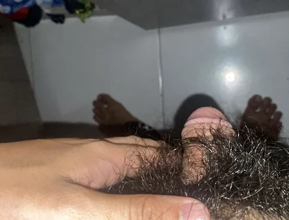 Solo Masturbation by the Closet