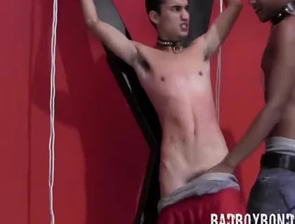 Mikeal Takes Full Control Of Bound Lucas Love Flogging Hard With Lucas Lovestone