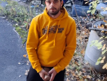 Masturbating in an Abandoned Factory Outdoors and Inside Halls