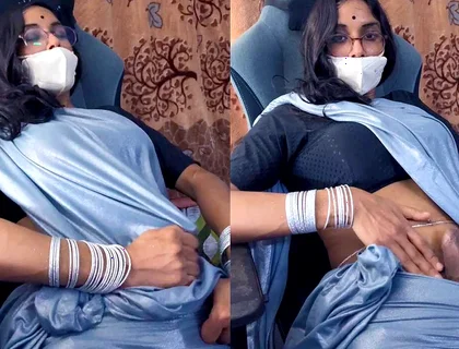 Crossdresser Jerk off in Saree