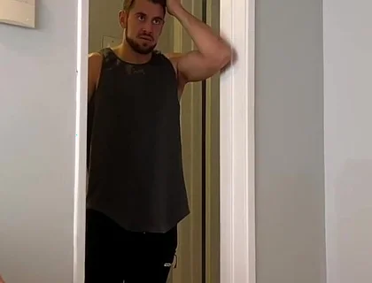 Guy Catches His Roommate Jerking off to His Porn