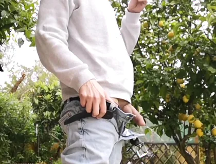 Hot Guy's Outdoor Pissing