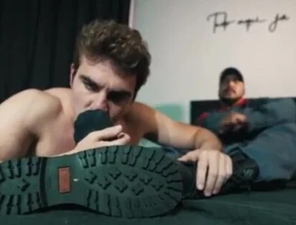 Firefighter latino feet boots master