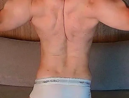 Flex. Showing off My Perfect Body