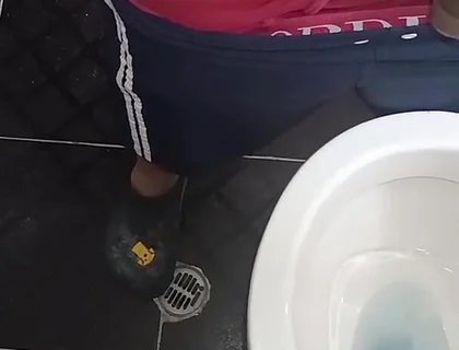 Compilation of a Lot of Urine - Uncut Cock Urinating