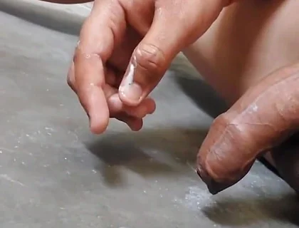 Playing Indian Bog with His Cumming