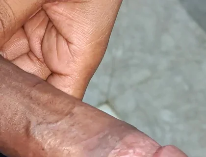 Indian Desi Boy Playing Big Cock in Bathroom