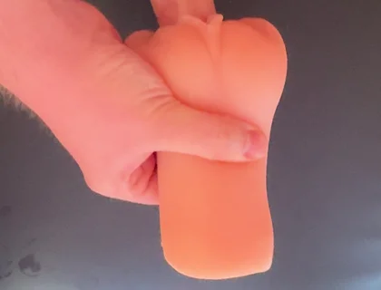 Fucking Pussy Toy and Cum Inside Creampie