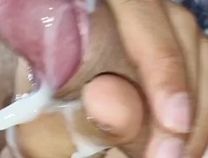 Incredibly a Lot of Sperm. Hard Fuck Femboy Without Condoms on the Sperm