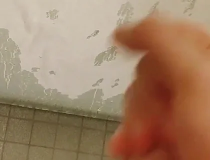 Piss and Cum on the Glass of My Shower
