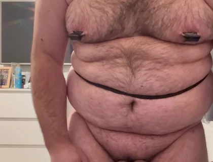 Cock Bondage with Balls Above Cock