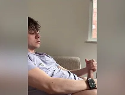 Lucas Twink Cumming In Tight Underwear