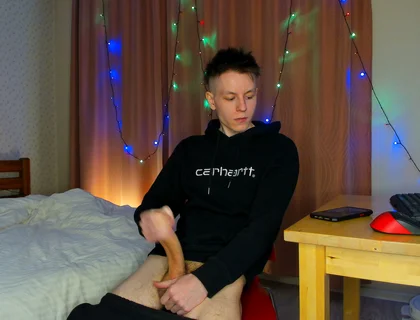 Young Stud's Ecstatic Cum-filled Finish