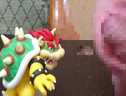 Bowser Figure Bukkake