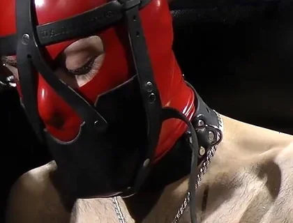 Zeus Gagged Under Mask and Electric to Feet