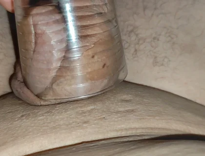 Daddy Extreme Pressure on the Caged, Wounded Cock.