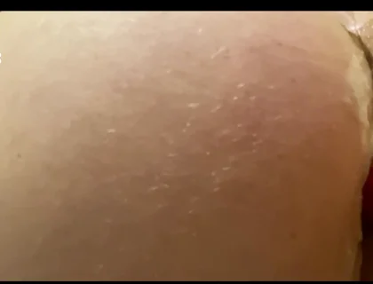 Big Dildo Sliding up My Fat Ass