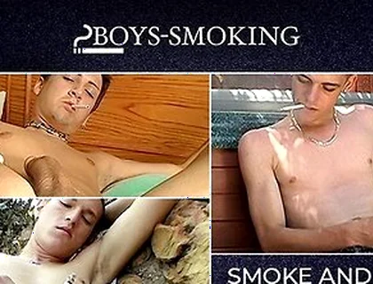 Pilation Of Skinny Twinks Hitting Cigars While Stroking Their Meat