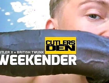 Cutler X Destroys British Twunks Smooth Hole With His Big Uncut Juicy Cock