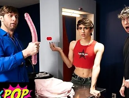 Airport Security Dom King Frees Foxy Alex From His Cock Cage And Licks His Delicious Ass