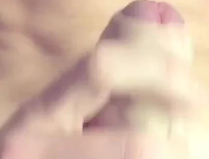 Skinny Twink Close-up: Massive Cock, Tight Hole Show & Cum Eating Finale