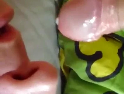 A Great Orgasm with Cum All Over My Face