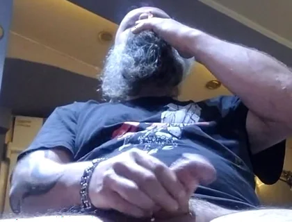 Guys Jerks Himself off