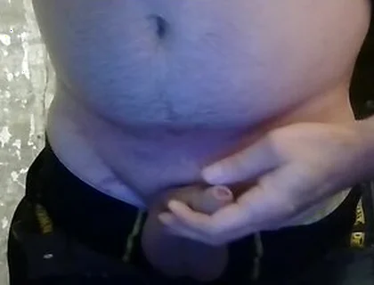 Boss Massaging My Juicy Cock