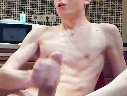Cute Boy with BIG Cock
